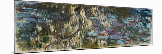 Nymphéas (Reflets De Saule), 1916-1919-Claude Monet-Mounted Giclee Print