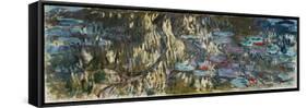 Nymphéas (Reflets De Saule), 1916-1919-Claude Monet-Framed Stretched Canvas