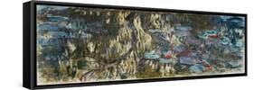Nymphéas (Reflets De Saule), 1916-1919-Claude Monet-Framed Stretched Canvas