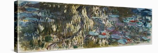 Nymphéas (Reflets De Saule), 1916-1919-Claude Monet-Stretched Canvas