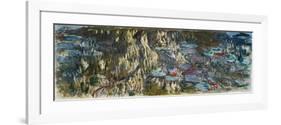 Nymphéas (Reflets De Saule), 1916-1919-Claude Monet-Framed Giclee Print