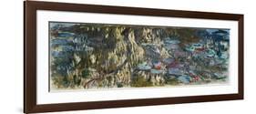 Nymphéas (Reflets De Saule), 1916-1919-Claude Monet-Framed Giclee Print