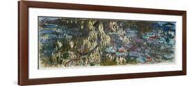 Nymphéas (Reflets De Saule), 1916-1919-Claude Monet-Framed Giclee Print