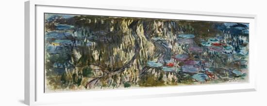 Nymphéas (Reflets De Saule), 1916-1919-Claude Monet-Framed Giclee Print