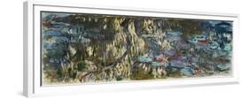 Nymphéas (Reflets De Saule), 1916-1919-Claude Monet-Framed Giclee Print