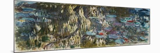 Nymphéas (Reflets De Saule), 1916-1919-Claude Monet-Mounted Giclee Print