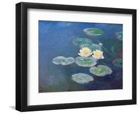 Nympheas: Sun Effects-Claude Monet-Framed Giclee Print