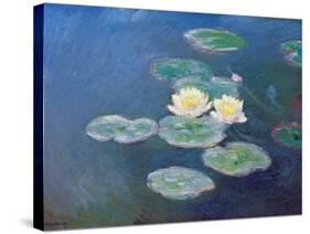 Nympheas: Sun Effects-Claude Monet-Stretched Canvas