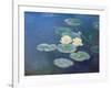 Nympheas: Sun Effects-Claude Monet-Framed Giclee Print