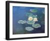 Nympheas: Sun Effects-Claude Monet-Framed Premium Giclee Print