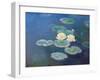 Nympheas: Sun Effects-Claude Monet-Framed Premium Giclee Print