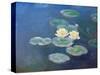 Nympheas: Sun Effects-Claude Monet-Stretched Canvas