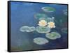 Nympheas: Sun Effects-Claude Monet-Framed Stretched Canvas