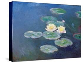 Nympheas: Sun Effects-Claude Monet-Stretched Canvas