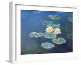 Nympheas: Sun Effects-Claude Monet-Framed Giclee Print