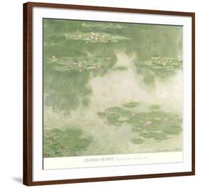 Nympheas Water Landscape, c.1907-Claude Monet-Framed Art Print