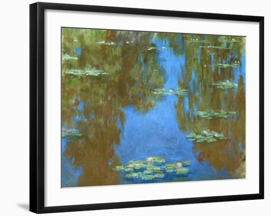 Nympheas (Waterlilies), 1903-Claude Monet-Framed Giclee Print