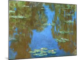 Nympheas (Waterlilies), 1903-Claude Monet-Mounted Giclee Print