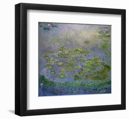 Nymphéas (Waterlilies), c. 1914-17-Claude Monet-Framed Art Print