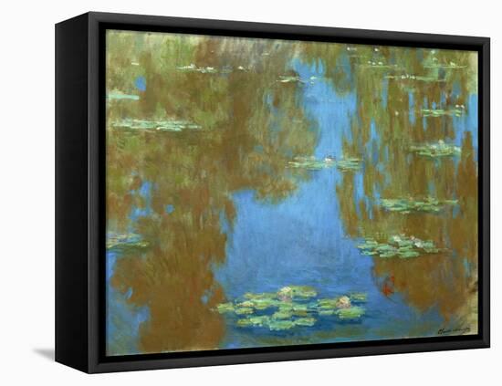 Nympheas (Waterlilies) Oil on canvas, 1903 73 x 92 cm Inv. 5163 .-Claude Monet-Framed Stretched Canvas