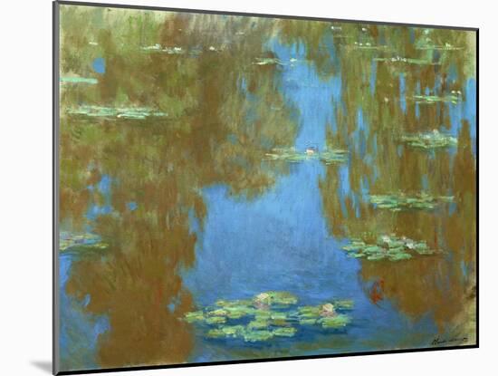 Nympheas (Waterlilies) Oil on canvas, 1903 73 x 92 cm Inv. 5163 .-Claude Monet-Mounted Giclee Print