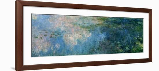 Nymphéas (Waterlilies), Paneel C II-Claude Monet-Framed Giclee Print