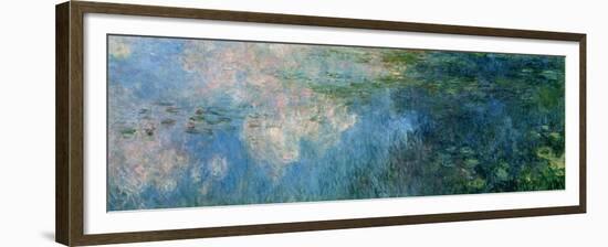 Nymphéas (Waterlilies), Paneel C II-Claude Monet-Framed Giclee Print