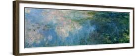 Nymphéas (Waterlilies), Paneel C II-Claude Monet-Framed Giclee Print