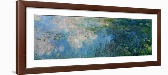 Nymphéas (Waterlilies), Paneel C II-Claude Monet-Framed Giclee Print