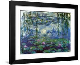 Nympheas-Claude Monet-Framed Art Print