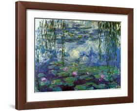 Nympheas-Claude Monet-Framed Art Print