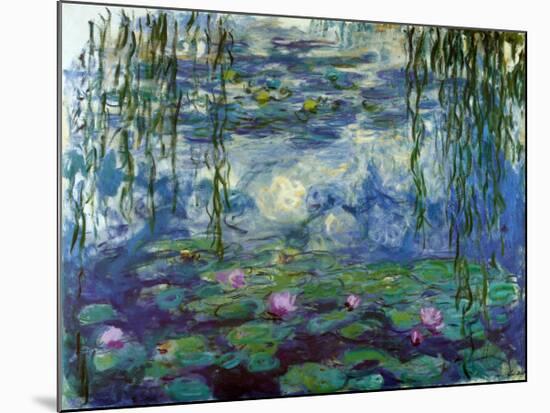 Nympheas-Claude Monet-Mounted Art Print