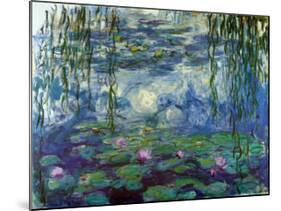 Nympheas-Claude Monet-Mounted Art Print