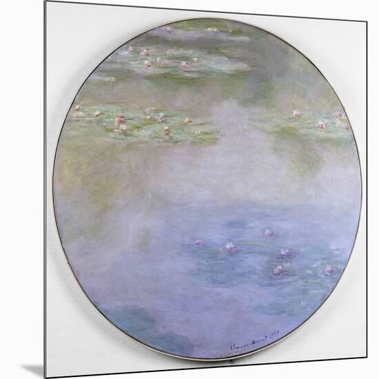 Nymphéas-Claude Monet-Mounted Giclee Print