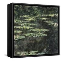 Nymphéas-Claude Monet-Framed Stretched Canvas