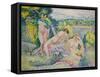 Nymphes. 1906-Henri Edmond Cross-Framed Stretched Canvas