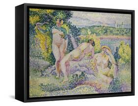 Nymphes, 1906-Henri Edmond Cross-Framed Stretched Canvas