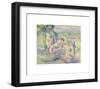 Nymphes-Henri Edmond Cross-Framed Premium Giclee Print