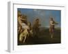 Nymphs and a Satyr, 1621-Cornelis van Poelenburgh or Poelenburch-Framed Giclee Print