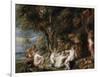 Nymphs and Satyrs, C. 1615-Peter Paul Rubens-Framed Giclee Print