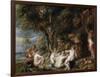 Nymphs and Satyrs, C. 1615-Peter Paul Rubens-Framed Giclee Print