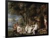 Nymphs and Satyrs, C. 1615-Peter Paul Rubens-Framed Giclee Print