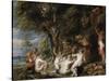 Nymphs and Satyrs, C. 1615-Peter Paul Rubens-Stretched Canvas