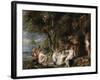 Nymphs and Satyrs, C. 1615-Peter Paul Rubens-Framed Giclee Print