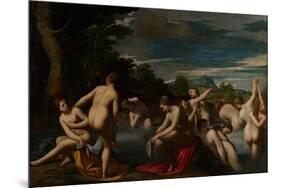 Nymphs at the Bath, C.1600-Ippolito Scarsella-Mounted Giclee Print