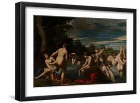 Nymphs at the Bath, C.1600-Ippolito Scarsella-Framed Giclee Print