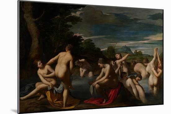 Nymphs at the Bath, C.1600-Ippolito Scarsella-Mounted Giclee Print