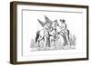 Nymphs Attending the Winged Horse, Pegasus-null-Framed Premium Giclee Print