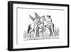 Nymphs Attending the Winged Horse, Pegasus-null-Framed Giclee Print