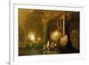 Nymphs Bathing by Classical Ruins-Abraham Van Cuylenborch-Framed Giclee Print